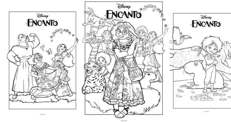 Free Disney Coloring Sheets {Printable Disney Coloring Pages for Kids and Adults}