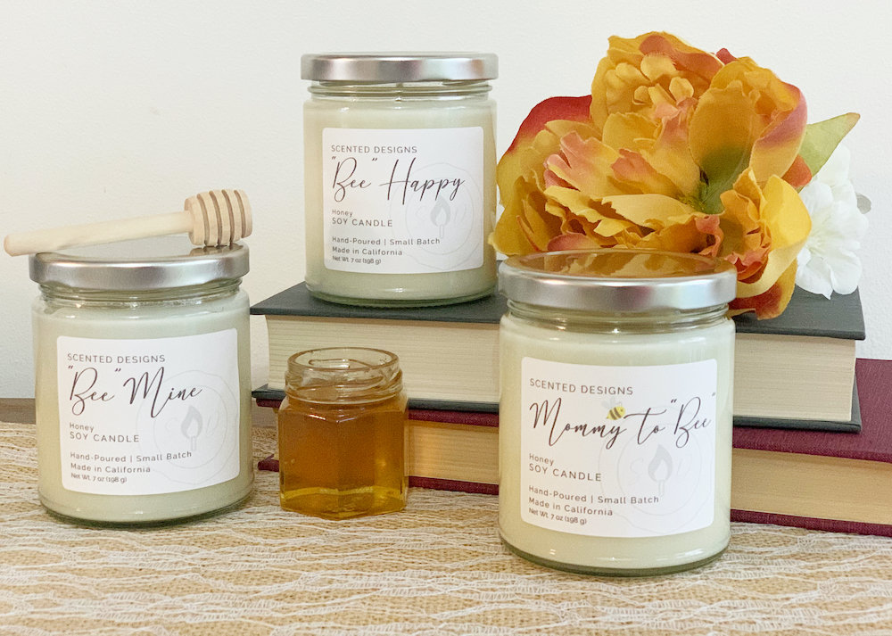 mommy to bee candle