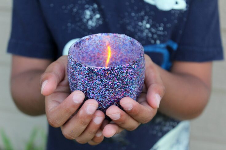 Image for DIY Galaxy Tea Light Holders: One of My Favorite Space Camp Ideas!