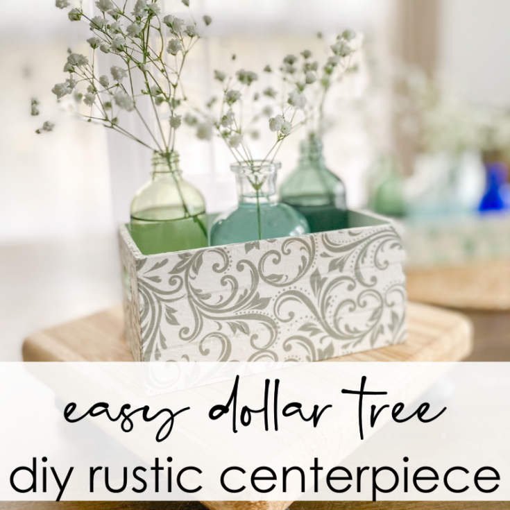 Image for Easy Rustic Farmhouse DIY Dollar Tree Centerpiece - Any Season!