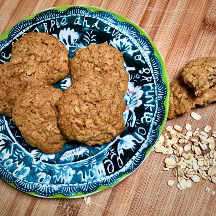 Image for Simple Vegan Old Fashioned Oatmeal Cookies