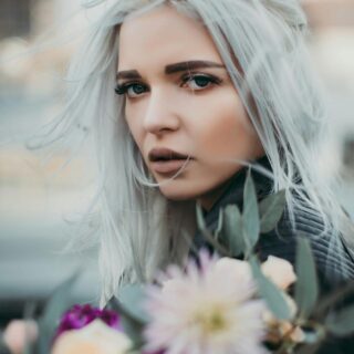 silver hair