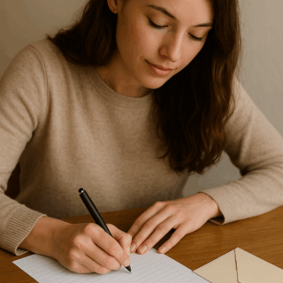 writing letter to self