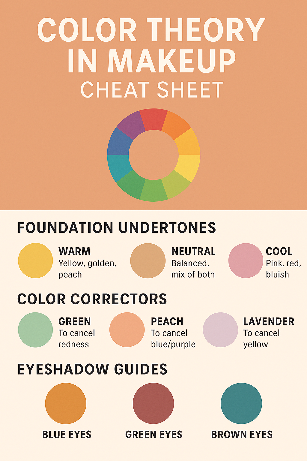 color theory makeup chart