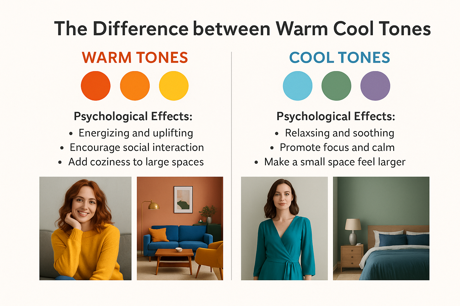 warm vs cool tones