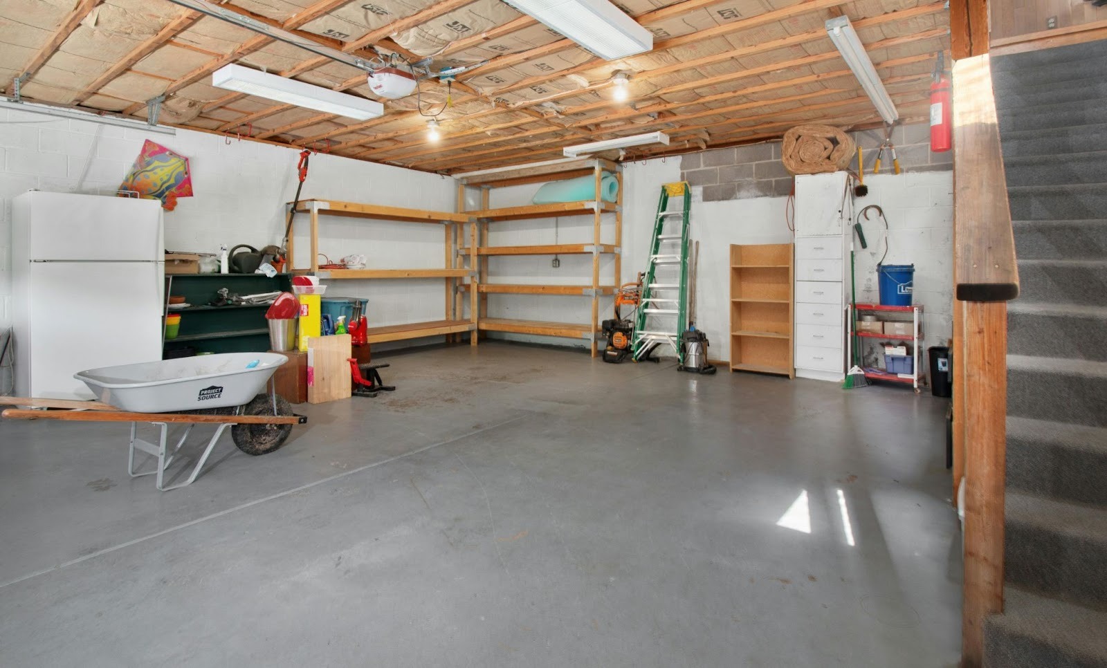 Garage hall in the house.